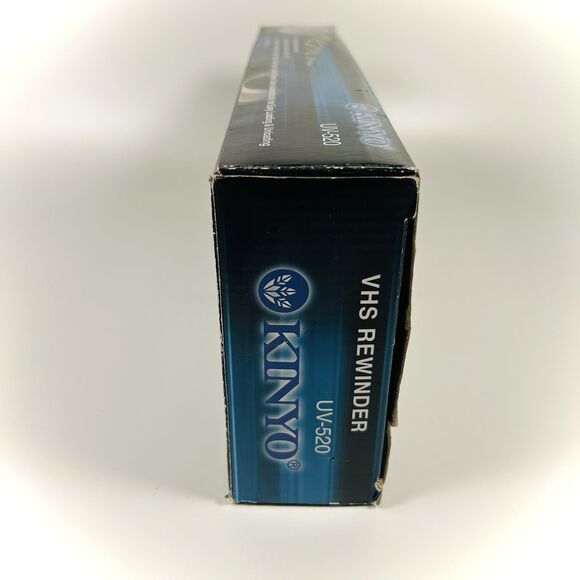 KINYO UV 520 VHS Video Cassette Tape Rewinder VCR Silver Auto-Stop/Eject *READ* - Picture 13 of 16